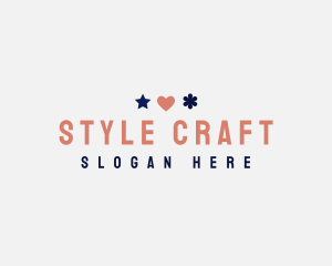 Playful Craft Shape  logo design