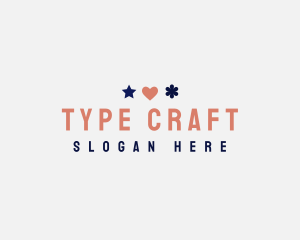 Playful Craft Shape  logo design