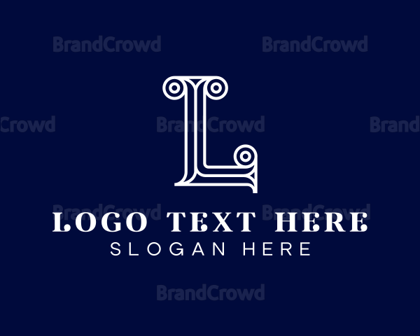 Consultant Law Firm Letter L Logo