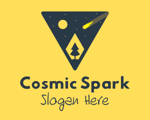 Meteor - Triangle Star Gazing Camp logo design