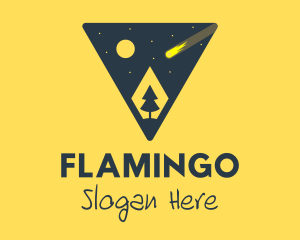 Camping Grounds - Triangle Star Gazing Camp logo design