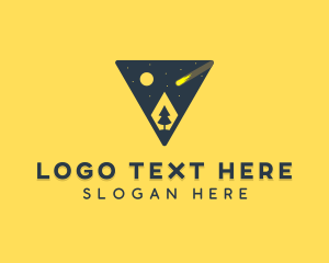 Tree - Triangle Star Gazing Camp logo design