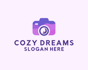 Moon Photo Camera  logo design