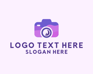 Sleep - Moon Photo Camera logo design