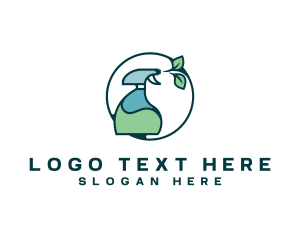 Hygiene - Disinfectant Organic Spray logo design