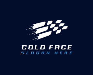 Pixel - Automotive Race Flag logo design