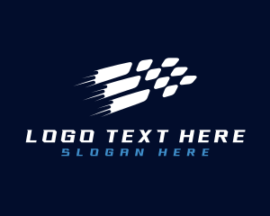 Racing - Automotive Race Flag logo design