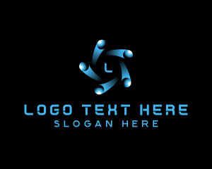 Developer - Cyber Artificial Intelligence logo design