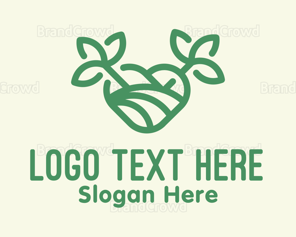 Green Organic Heart Logo | BrandCrowd Logo Maker