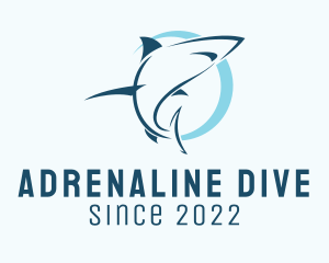 Ocean Shark Diving  logo design