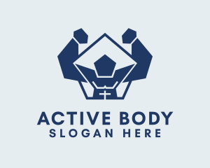 Physical - Physical Muscle Exercise logo design