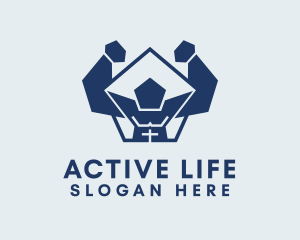 Physical - Physical Muscle Exercise logo design