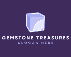 3D Purple Cube Technology logo design