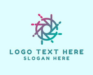 Vlogging - Shutter Pixel Photography logo design