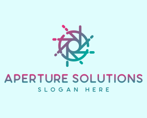 Aperture - Shutter Pixel Photography logo design