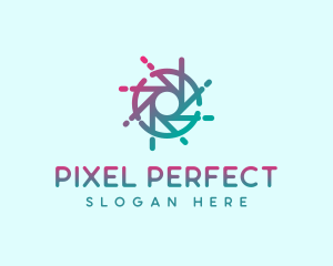 Shutter Pixel Photography logo design