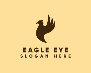 Wild Falcon Bird logo design