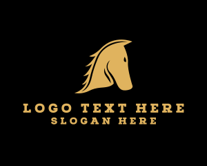 Horseback - Horse Rodeo Ranch logo design