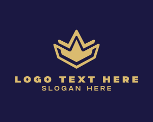 Heraldry - Generic Gold Crown logo design