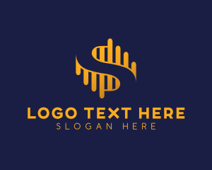 Streaming - Generic Business Graph Letter S logo design