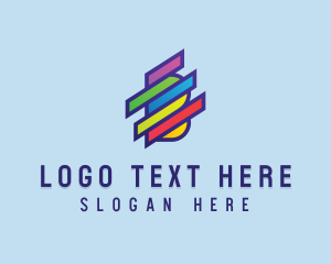 Colorful - Colorful Letter B logo design