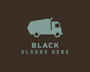 Trailer - Dump Truck Transportation logo design