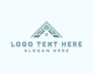 Leasing - Roofing Contractor Renovation logo design