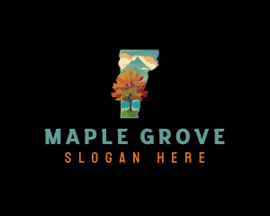 Vermont Mountain Maple logo design