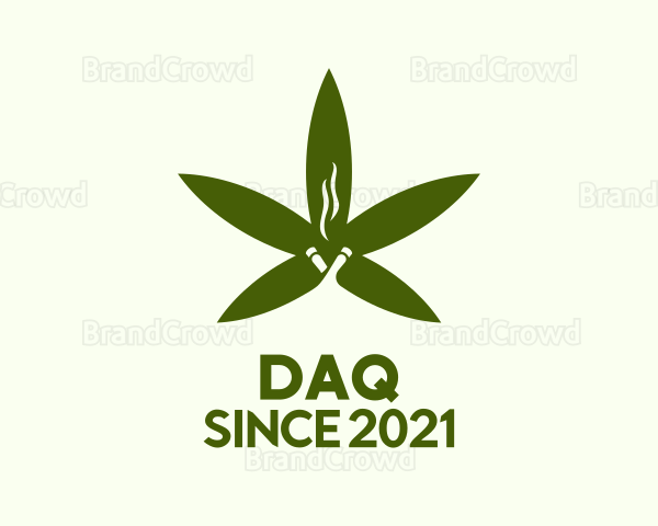 Organic Cannabis Smoke Logo