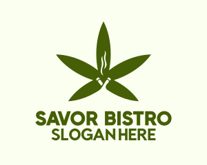 Organic Cannabis Smoke Logo