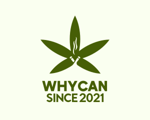 Marijuana Dispensary - Organic Cannabis Smoke logo design