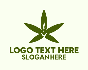 Organic Cannabis Smoke Logo