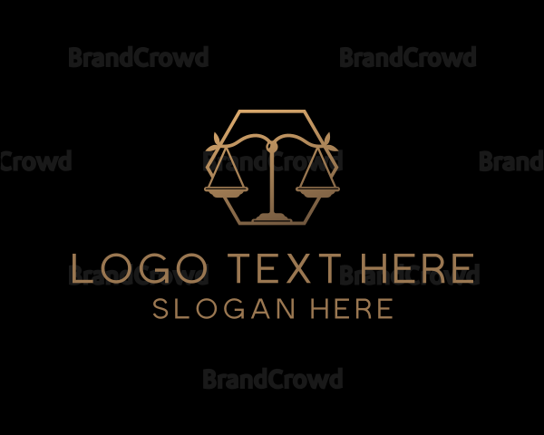 Law Firm Scale Logo