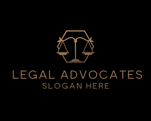 Law Firm Scale logo design