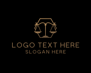 Partner - Law Firm Scale logo design