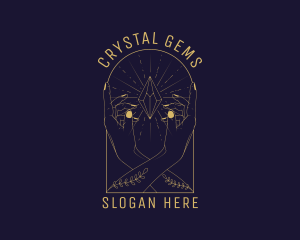 Cosmic Crystal Jewelry logo design