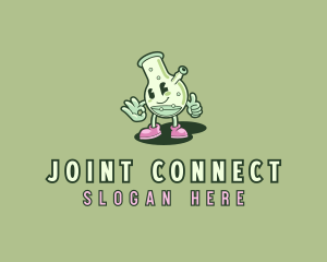 Joint - Bong Cannabis Weed logo design