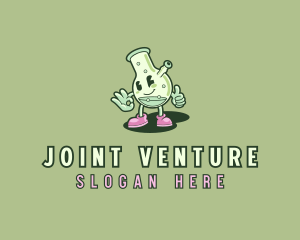 Joint - Bong Cannabis Weed logo design