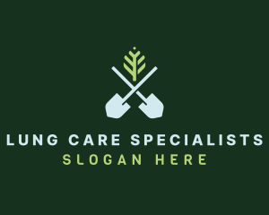 Lawn Shovel Landscaping logo design