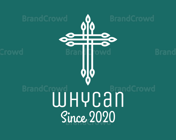 Elegant Christian Cross Logo