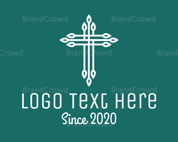 Elegant Christian Cross Logo
