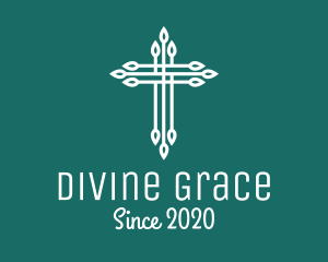Jesus - Elegant Christian Cross logo design
