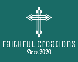 Faith - Elegant Christian Cross logo design