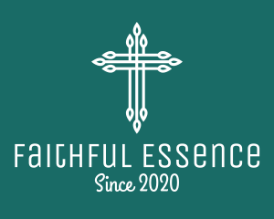 Faith - Elegant Christian Cross logo design