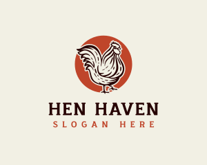 Hen - Poultry Chicken Farmer logo design