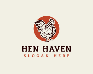 Poultry Chicken Farmer logo design