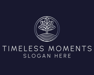 Metallic Tree Memorial Park logo design