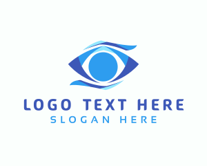 Optometry - Eye Digital Technology logo design
