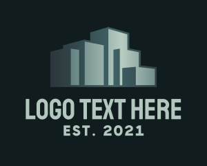 Commercial - Commercial District Building logo design