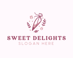 Baking - Pastry Bag Baking logo design